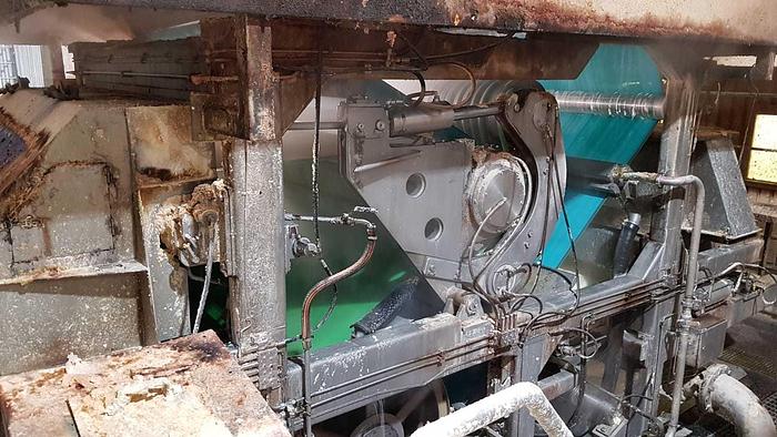 Used 2.0M (79") HEDEMORA GL&V TWIN WIRE PRESS  200 TPD  1985