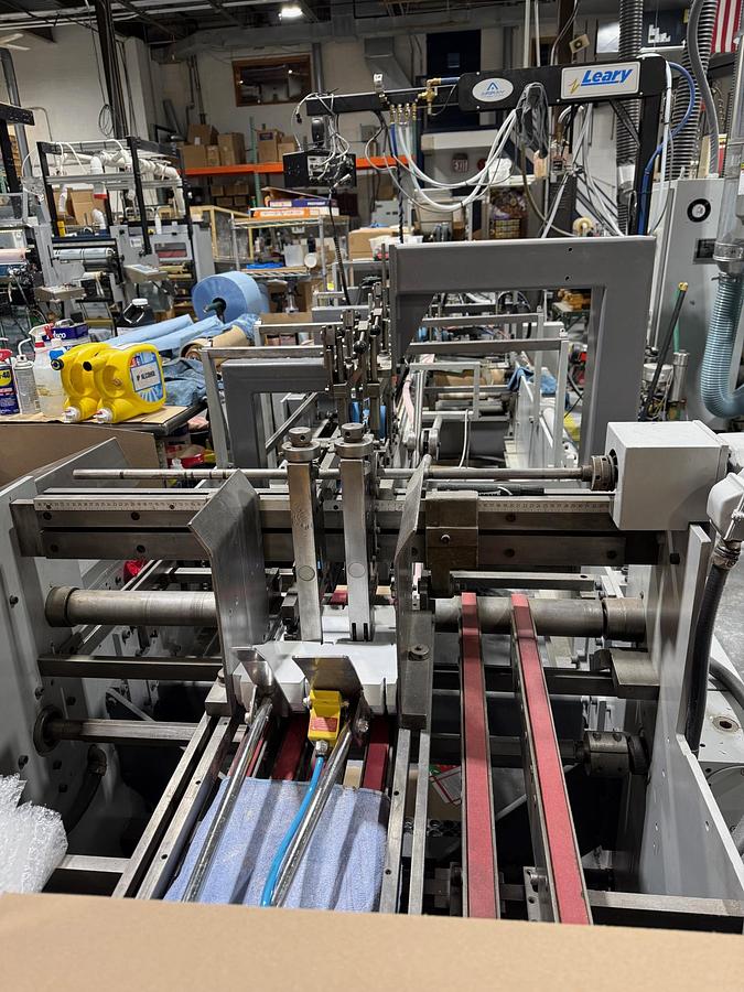 Used BOBST DOMINO 90 FOLDER GLUER 4 & 6 CORNER - MANUFACTURED 2001