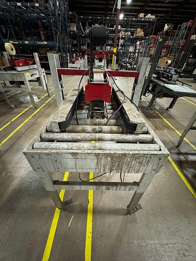 Used CENTRAL CP-322U CASE TAPER CARTON SEALER SYSTEM