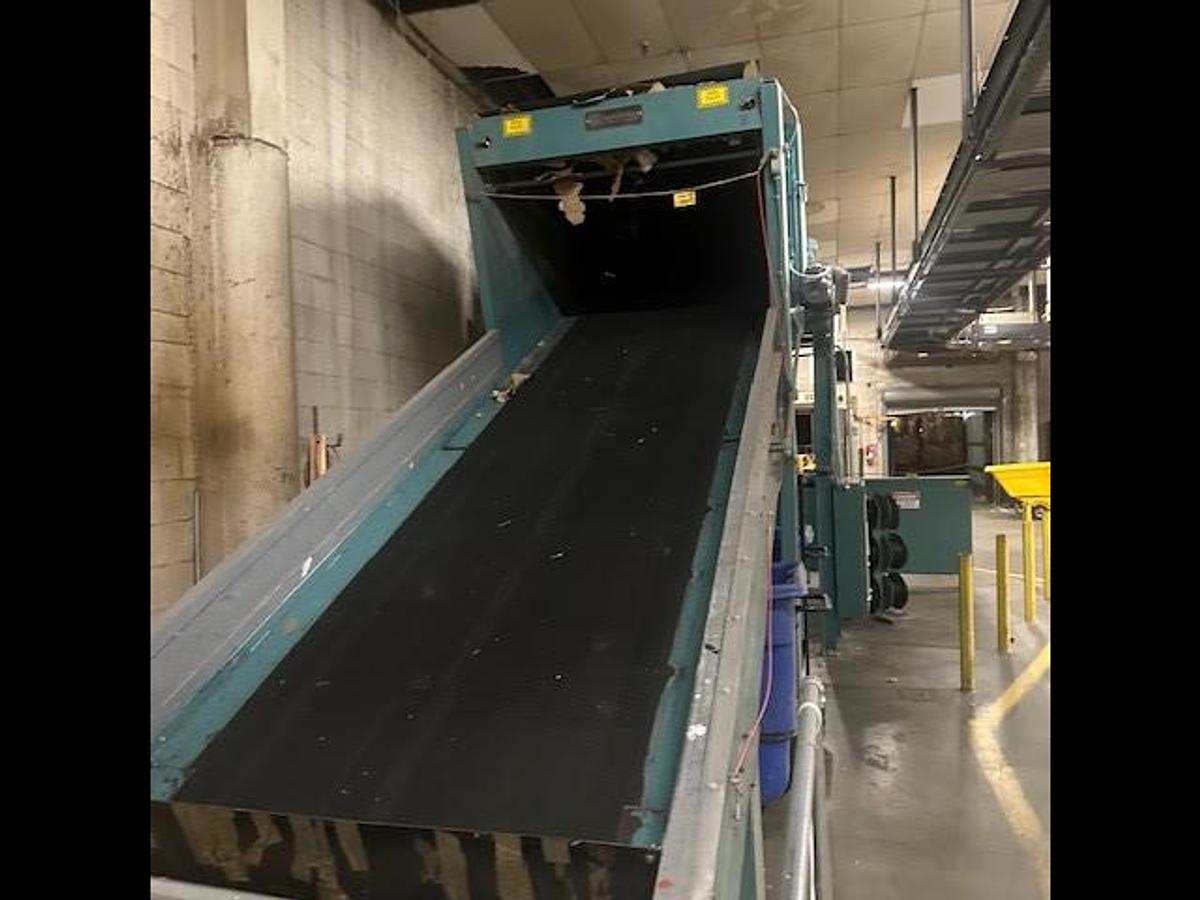 Used MAREN HORIZONTAL AUTOTIE BALER WITH MAREN HOGGER & CONVEYOR