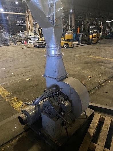 Used CUSTOM TRIM BLOWER W/ TECO WESTINGHOUSE 5 HP MOTOR