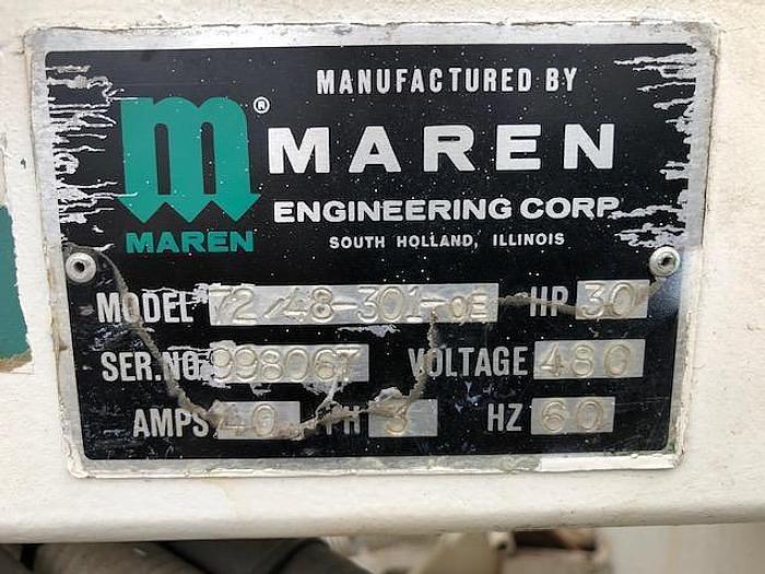Used MAREN 72/48-301-OE AUTOMATIC BALER 30HP