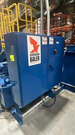Used AMERICAN HORIZONTAL AUTO-TIE BALER MODEL DC6348-8T30 ALLEN BRADLEY CONTROLS