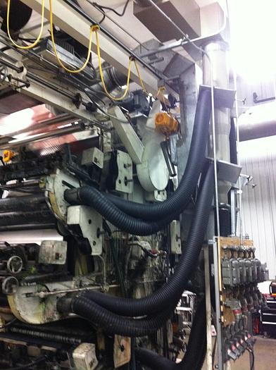 Used 54" PCMC 6 COLOR FLEXOGRAPHIC PRESS - STILL RUNNING - UPDATED APPX 2016