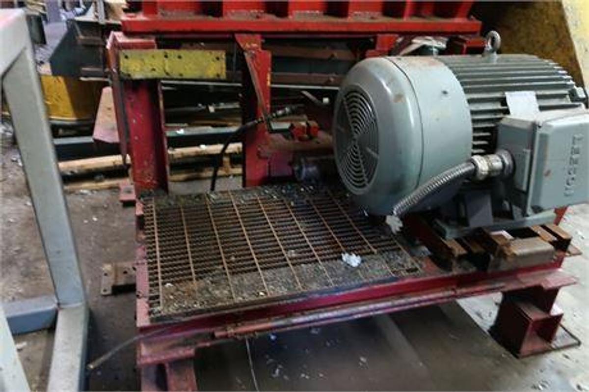 Used CIMP MODEL PCR 1600 TIRE SHREDDING LINE WITH 200HP CIMP 1600 GRANULATOR & 125HP CIMP 1200 GRANULATOR