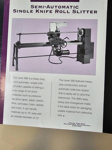 Used 75" WIDE LEVER MODEL 300