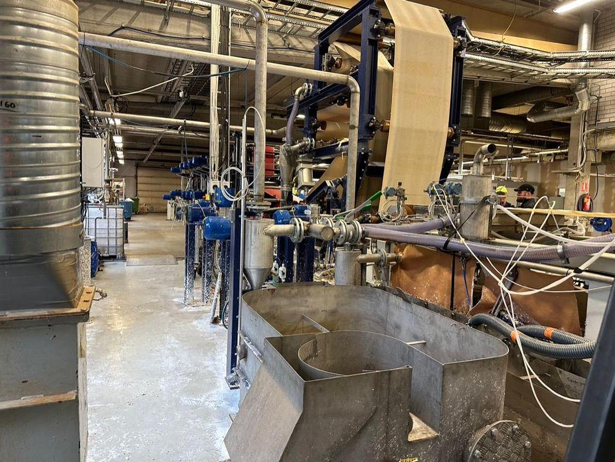 Used 17.7" (450MM) WIDE LAB PAPER MACHINE 