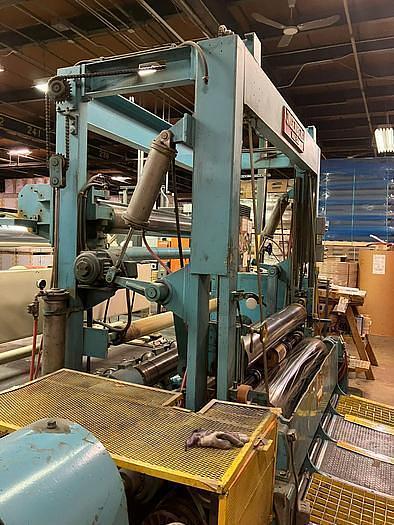 Used 77" WIDE JAGENBERG TWO DRUM WINDER 50" REWIND DIAMETER - PENDING SALE