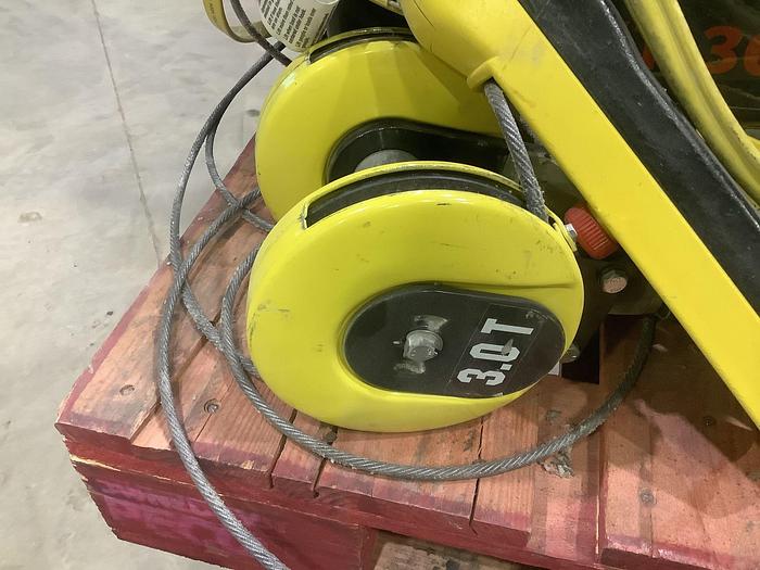 Used 2007 3 TON KONECRANES ELECTRIC HOIST