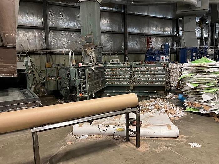 Used MAREN HORIZONTAL AUTOTIE BALER / PINCH BELT SHREDDER