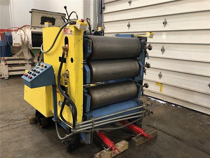 Used 33" WIDE PILOT SHEET STACK, AC MOTORS, 11.5" DIAMETER