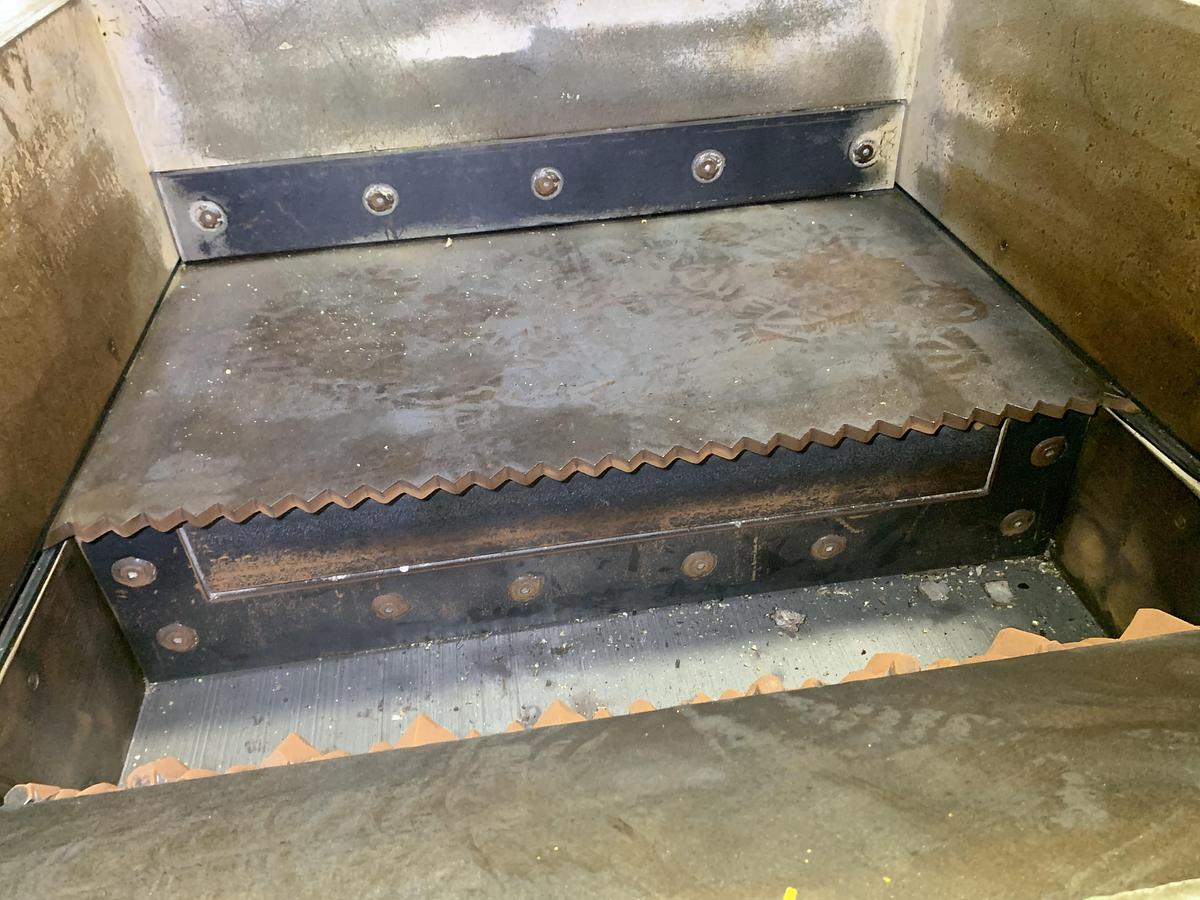 Used 75 HP RETECH GRANULATOR SHREDDER WITH HOPPER (NO INFEED CONVEYOR)