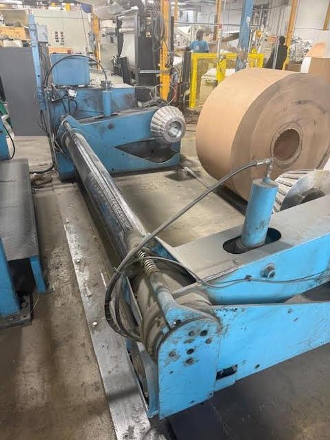 Used 55" PASABAN MODEL KD1350 DOUBLE ROTARY KNIFE SHEETER