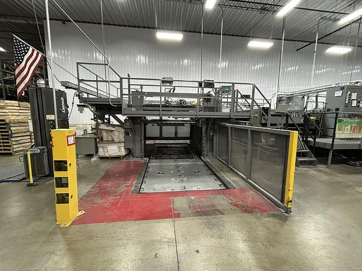 Used 73" BW PAPERSYSTEMS / MARQUIP SHEET PRO DUAL ROTARY SHEETER - MFG 1999