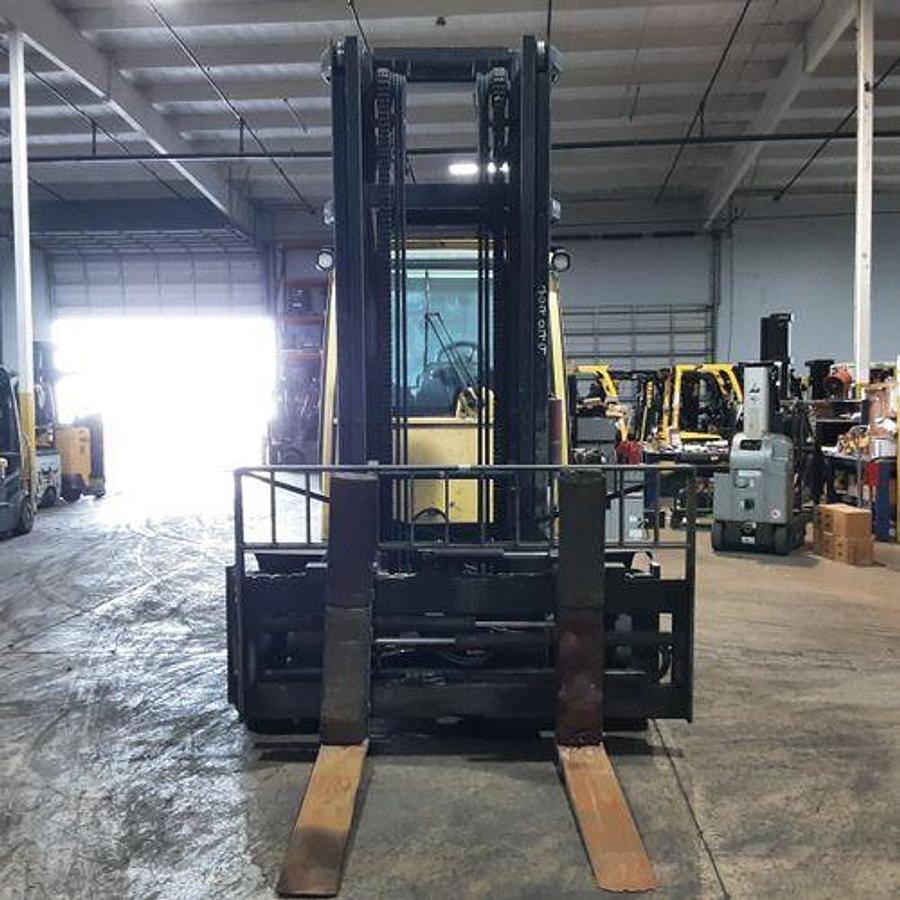 Used 2017 HYSTER H155FT 15,500 CAPACITY DIESEL FORKLIFT WITH 4-WAY HYDRAULICS