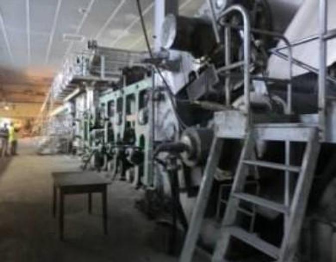 Used 126" (3.2M) VOITH WET LAP LINE WITH PULP DRYING & BALING