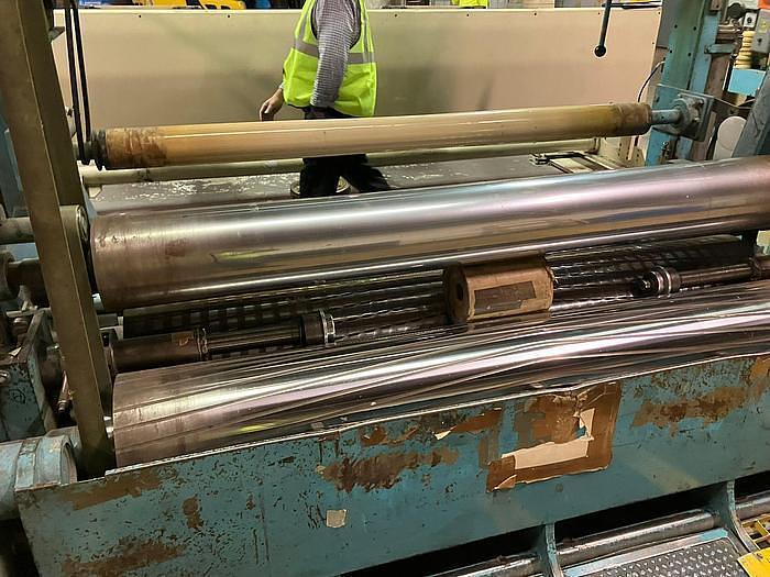 Used 77" WIDE JAGENBERG TWO DRUM WINDER 50" REWIND DIAMETER - PENDING SALE