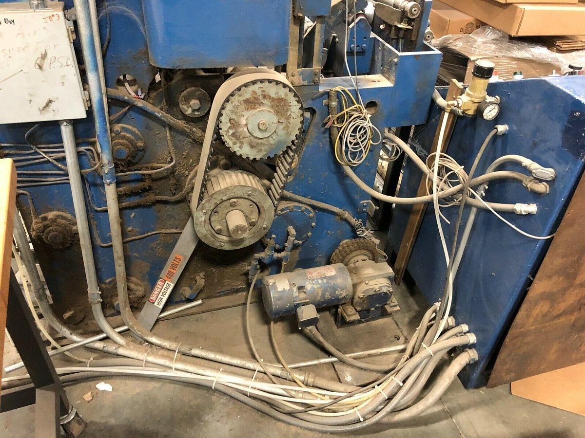 Used 72" WIDE CAMERON TYPE 428 SLITTER REWINDER FOR COUNTER ROLLS