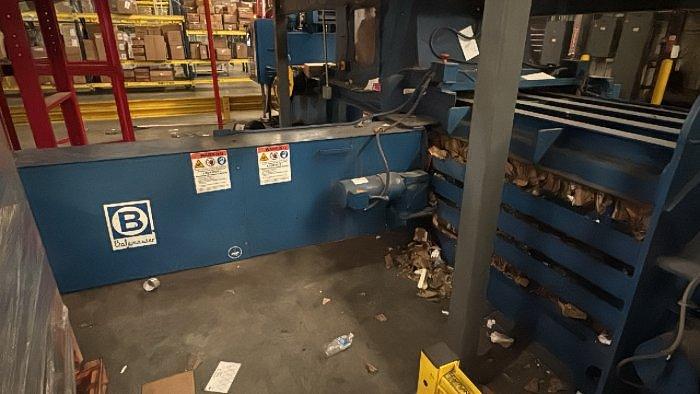 Used 30 HP BALEMASTER MODEL 4830G-8 (EO-840) HORIZONTAL AUTO TIE BALER 60" x 40" FEED OPENING MANUFACTURED 2017