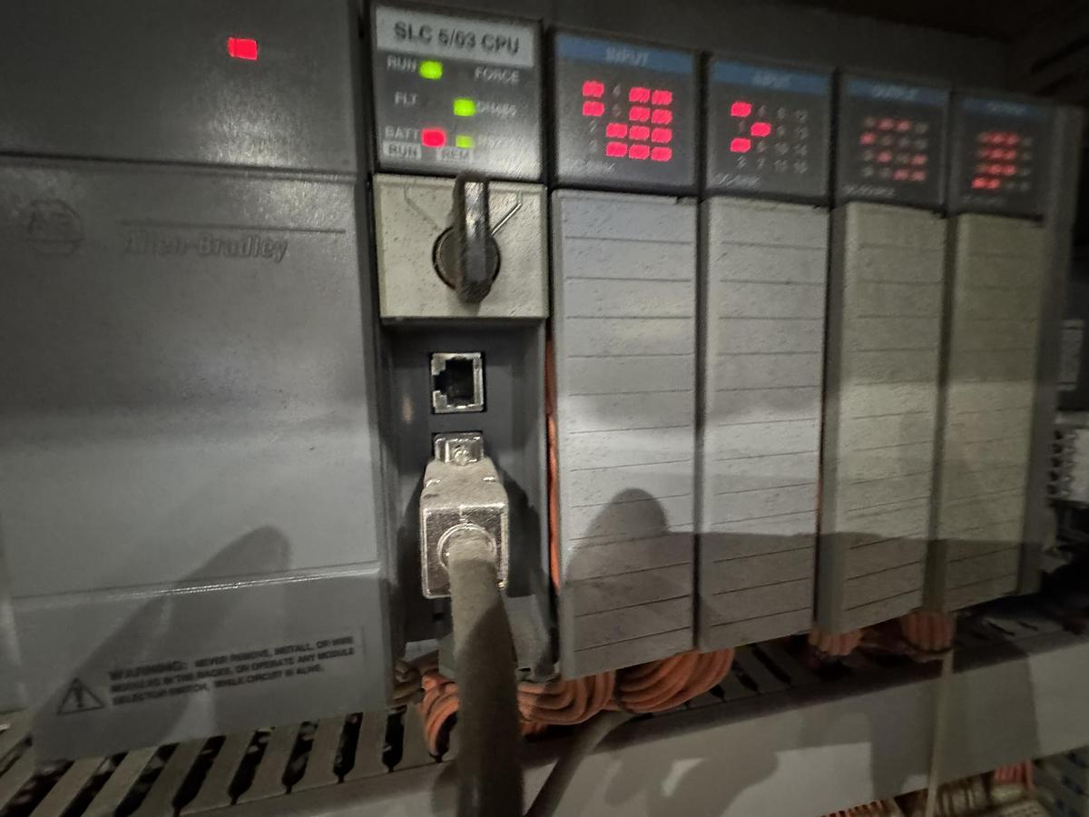 Used 80.5" WIDE AUSQUIP MODEL JM-80-60 TWO DRUM WINDER - UPDATED HMI