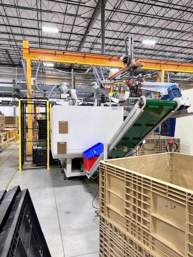 Used PATTYN HIGH-SPEED CASE ERECTING AND BAG INSERTING AUTOMATED PACKAGING SYSTEM