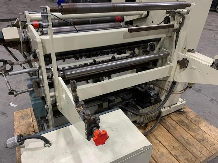 Used 32" WIDE ARROW MODEL 325-21 DUPLEX SLITTER REWIND