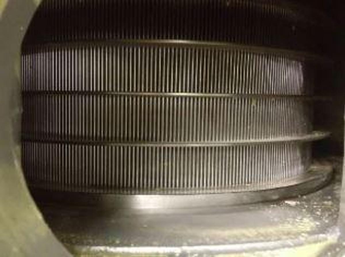 Used VOITH/SULZER STAINLESS STEEL PRESSURE SCREEN MODEL VPS 05