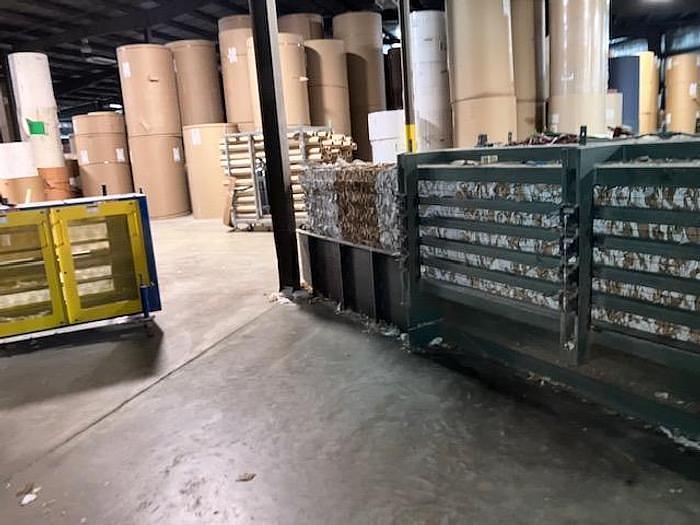 Used MAREN HORIZONTAL AUTOTIE BALER / PINCH BELT SHREDDER