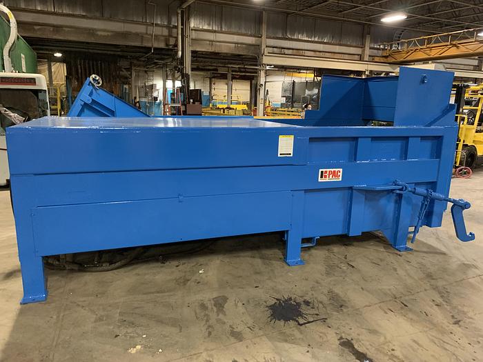 Used SHRED-TECH AZ-80 SHREDDER WITH COMPACTOR AND CONVEYOR