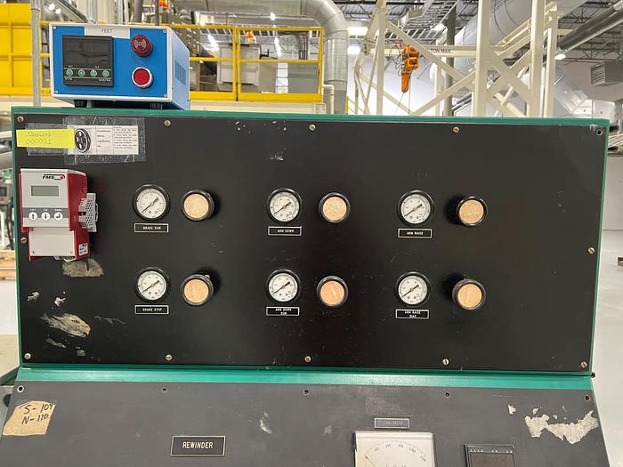 Used 65" DUSENBERY 820 TK CENTER SURFACE REWINDER - PENDING LS