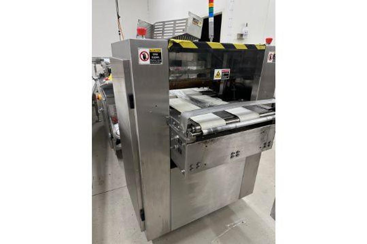 Used SHANKLIN F-1A CDA STAINLESS STEEL FOOD GRADE SIDE SEAL SHRINK WRAPPER