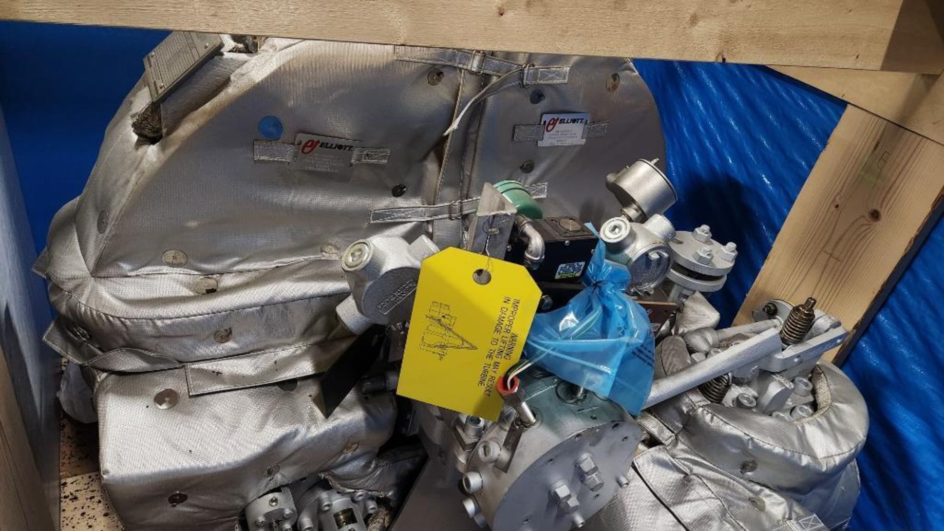 Used ELLIOT GROUP TYPE DYRPE III STEAM TURBINE MANUFACTURED 2022 (NEVER USED)