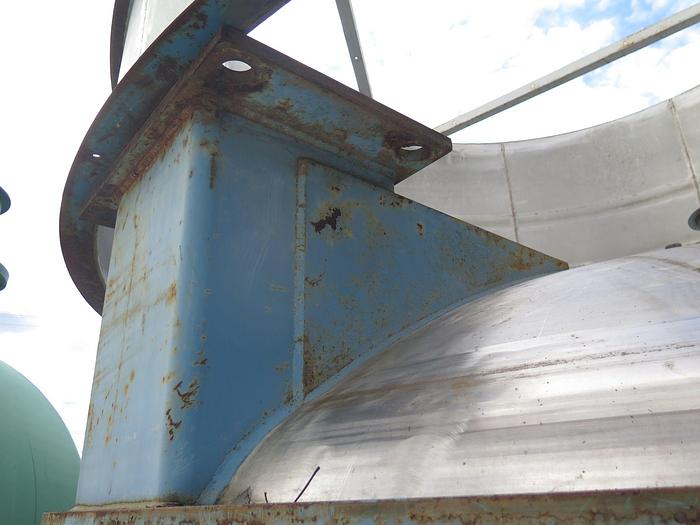 Used FIBERPREP MODEL 15 M CU HELICO PULPER 14' DIA. X 12' HIGH S/S