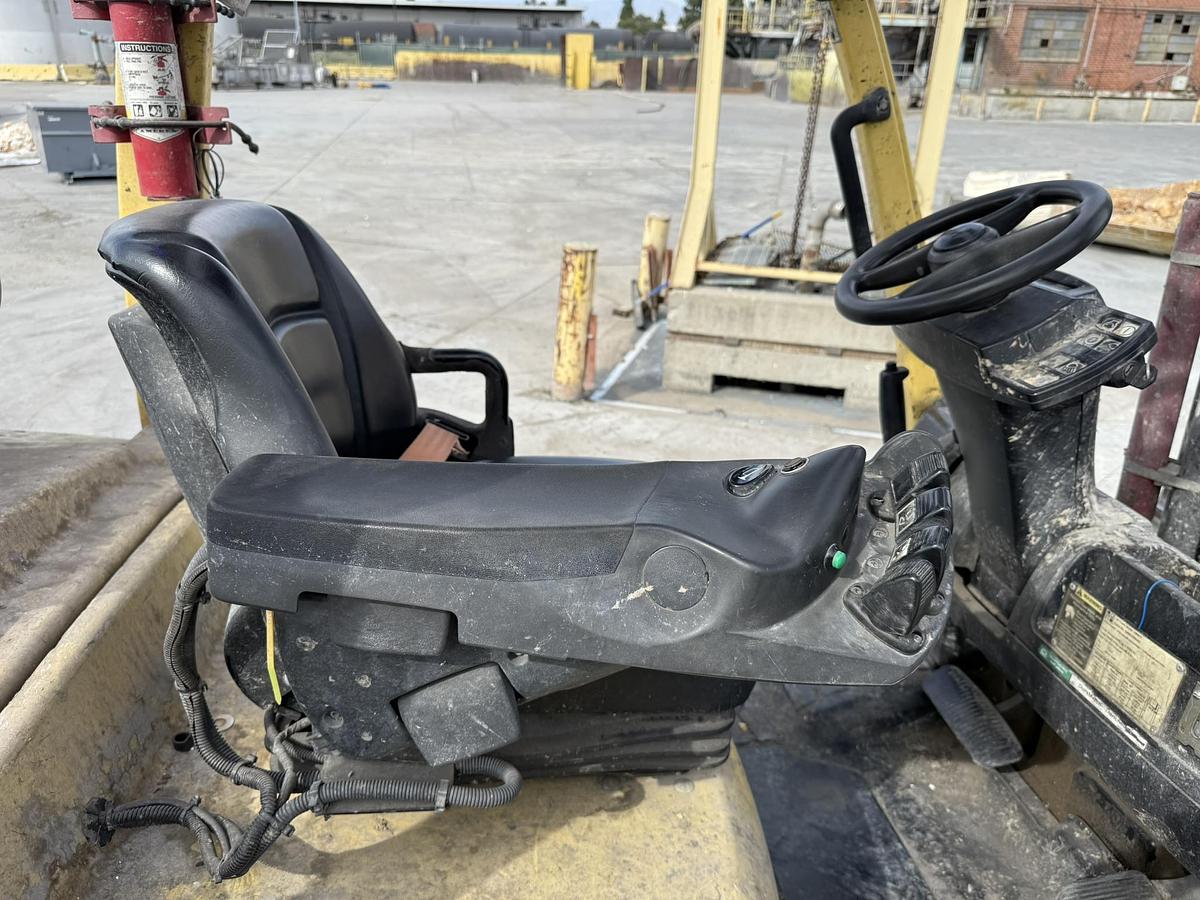 Used 8,000 POUND HYSTER MODEL H80FT FORKLIFT WITH BALE CLAMP ATTACHMENT