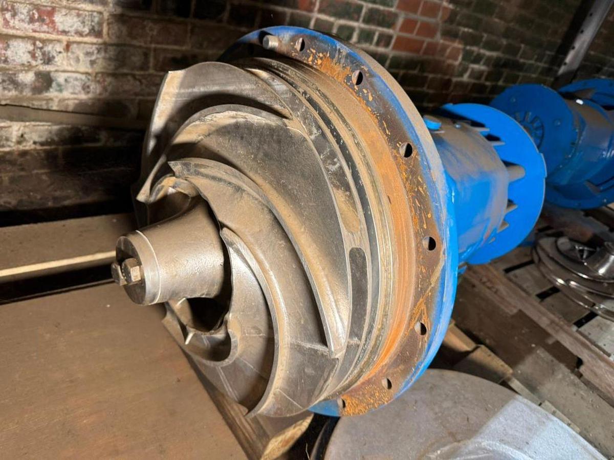 Used POWER END PULLOUT PUMP PART 316 STAINLESS STEEL