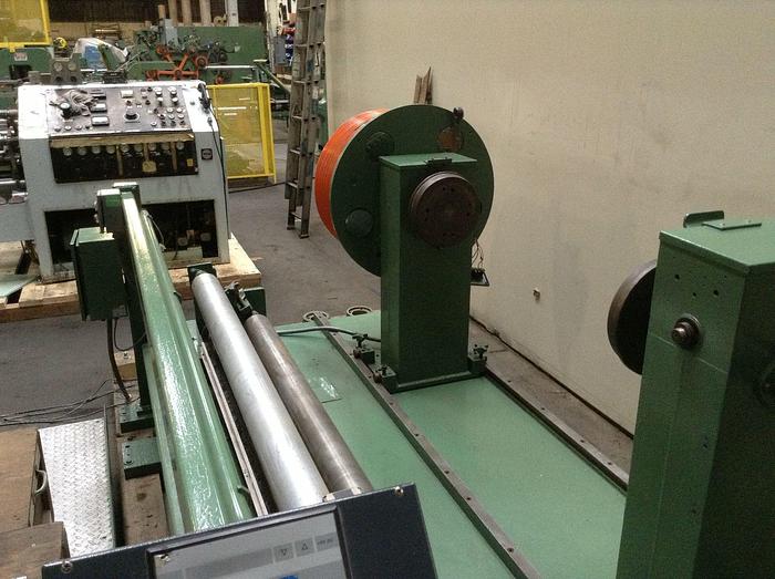 Used 74" RECONDITIONED DUSENBERY MODEL 260 FS DUPLEX CENTER SURFACE SLITTER REWINDER - PENDING JF