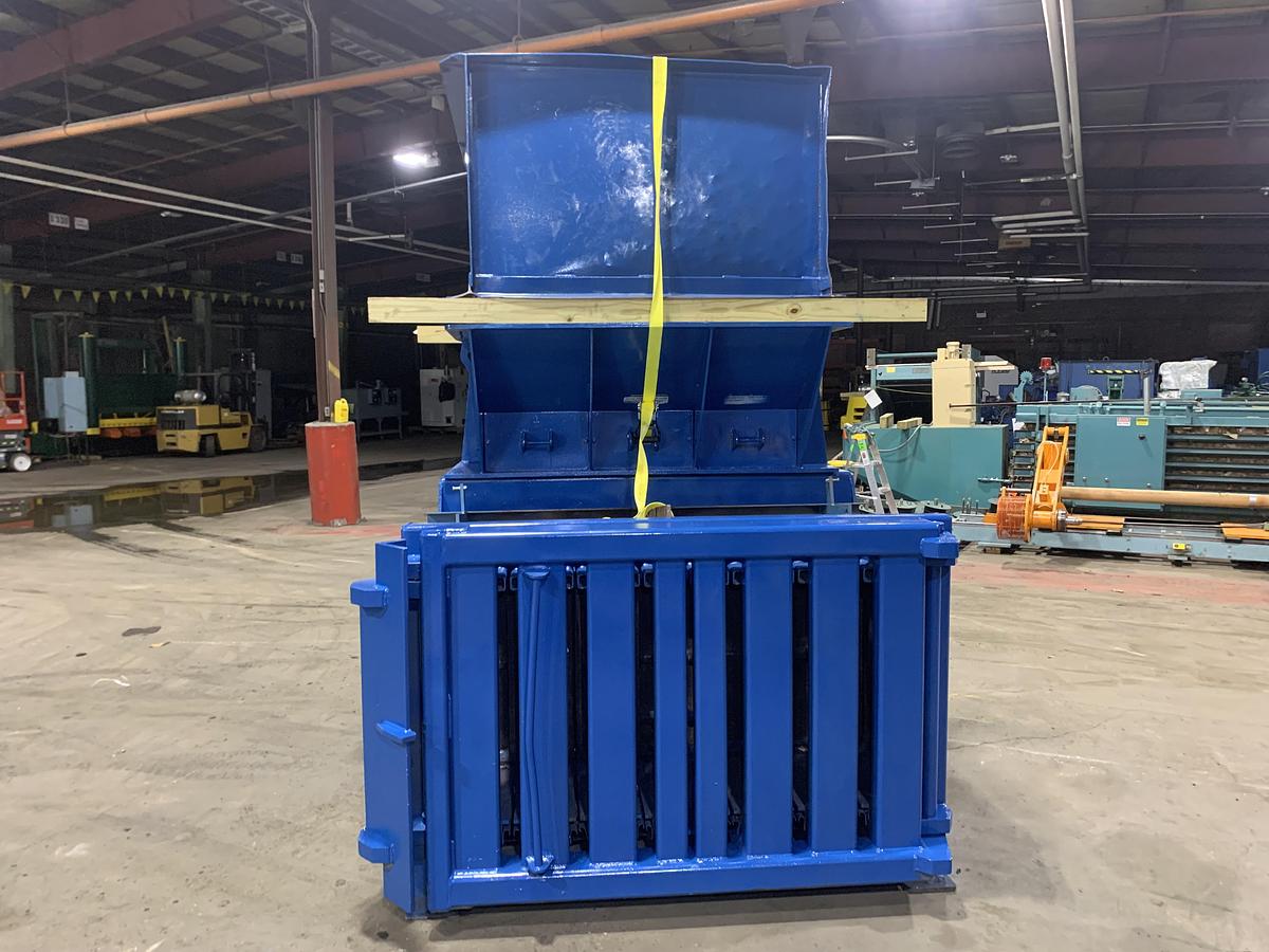 Used EXCEL EX-60 CLOSED DOOR BALER 20HP DUAL 6" CYLINDER