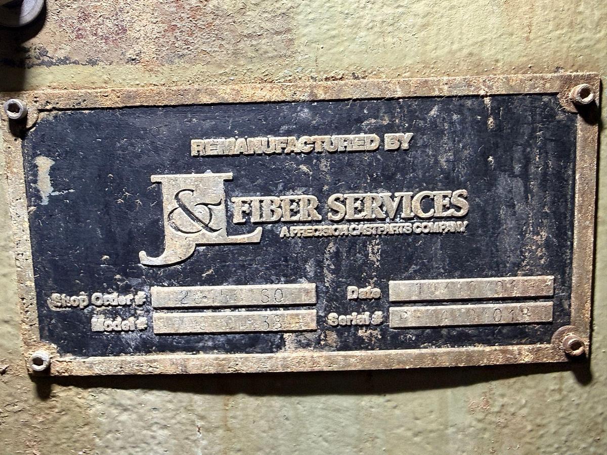 Used 34"/38" BELOIT VALMET DD4000 DOUBLE DISC REFINER