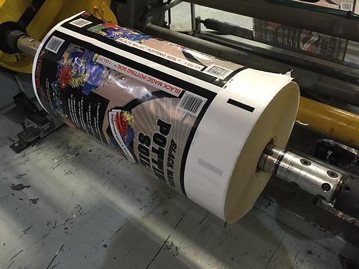 Used 51" (1300mm) Schiavi 6 color CI Flexo press Padani Sirio