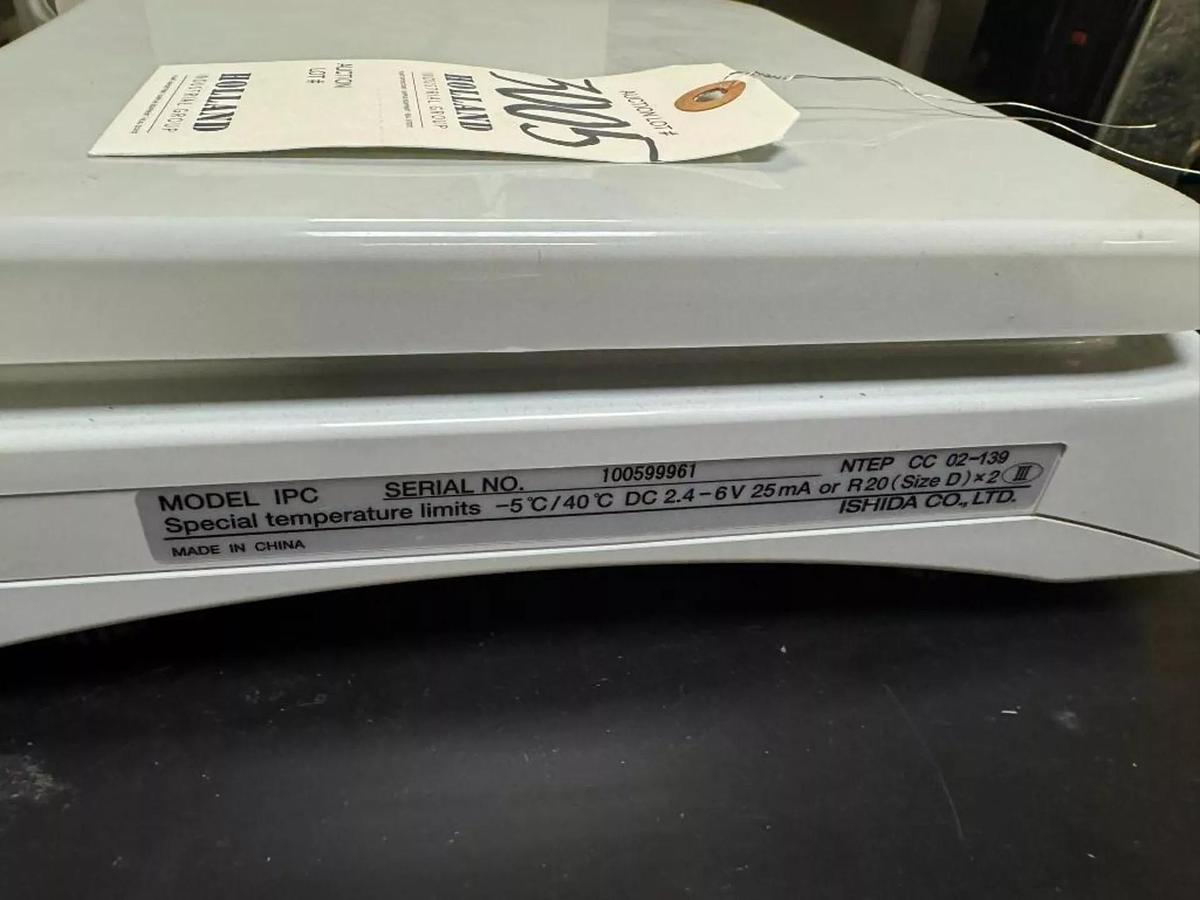 Used ISHIDA MODEL IPC PORTABLE BENCH SCALE