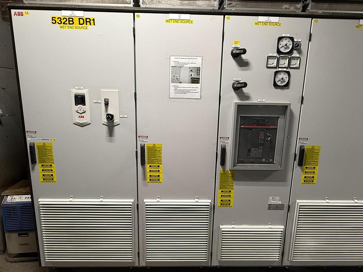 Used 110" (2.8M) VOITH FOURDRINIER PAPER MACHINE (2002) – LINERBOARD / TUBE & CORE – 72" DIAMETER DRYERS – DUAL SHOE PRESS (LBM)