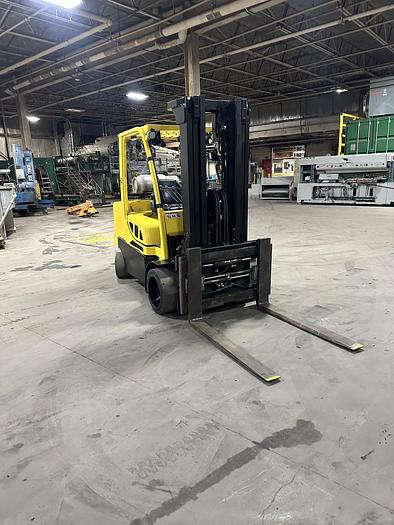 Used HYSTER S100FT 10000LB FORKLIFT WITH SIDESHIFT AND FORK POSITIONER MFG 2017