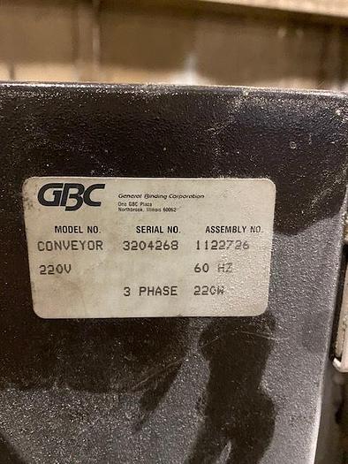 Used GBC SHREDMASTER /CONVEYOR 400