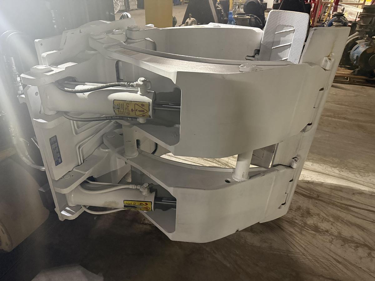 Used 12,000 LB. YALE MDL GLC120SVX LH100"/RH206" 60" CASCADE PAPER ROLL CLAMP MANUFACTURED 2018 PENDING JA
