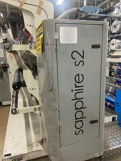 Used 63" ASHE SAPPHIRE S2 DUPLEX SLITTER REWINDER CANTILEVERED