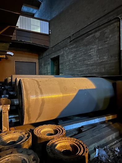 Used 118" J.H. HORNE PRESSURE FORMERS W/ PRESSURIZED SLICE, ADJUSTABLE LIP, COUCH ROLL AND VATS