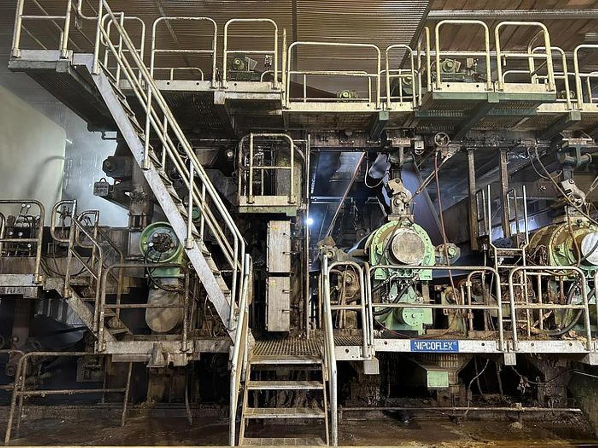 Used 110" (2.794mm) VOITH FOURDRINIER PAPER MACHINE MANUFACTURED 2002