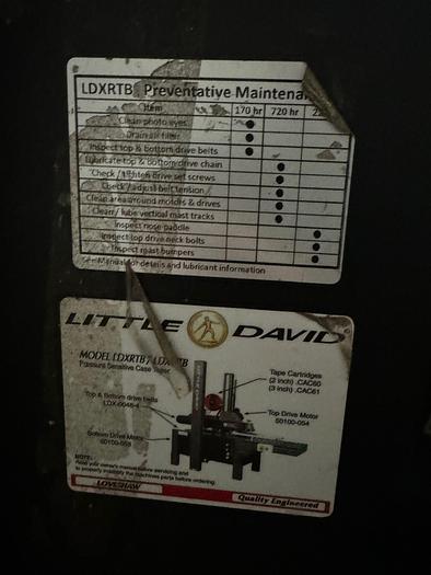 Used LITTLE DAVID MODEL LDX-RTB LOVESHAW CASE SEALER