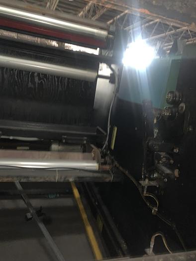 Used 40" BUTLER AUTOMATIC ROLL SPLICER 50" DIAMETER ROLLS