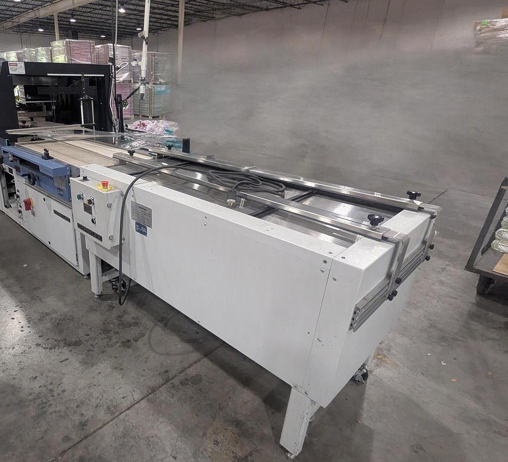 Used CONFLEX FUSION SYNC CONTINOUS MOTION SERVO SIDE SEAL SHRINK WRAPPER